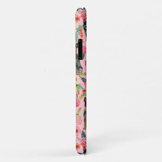 Blauwe veefstier Case-Mate iPhone case (Achterkant/rechts)