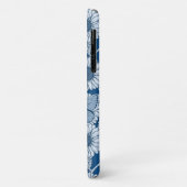 Blauwe veer, wilde bloemen, madijsoorten Case-Mate iPhone case (Achterkant/links)