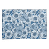 Blauwe veer, wilde bloemen, madijsoorten kussensloop (Voorkant-Rechts)