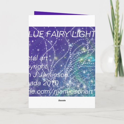 BLAUWE VEILIGHEIDSLICHTINGEN FEESTDAGEN KAART (Achterkant)