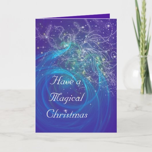 BLAUWE VEILIGHEIDSLICHTINGEN FEESTDAGEN KAART (Voorkant)