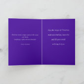 BLAUWE VEILIGHEIDSLICHTINGEN FEESTDAGEN KAART (Binnen)