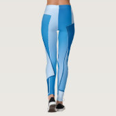 Blauwe Vellen Leggings (Achterkant)