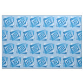 Blauwe Vellen Stof (Fat Quarter)