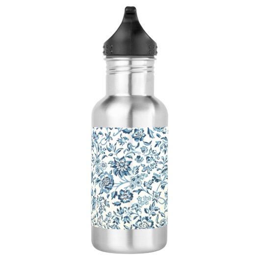 Blauwe ventilator 18 oz. Roestvrij staal Waterfles (Rechts)