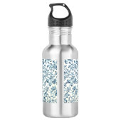 Blauwe ventilator 18 oz. Roestvrij staal Waterfles (Achterkant)