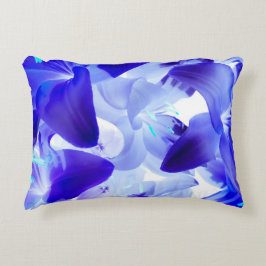 Blauwe ventilator accent kussen