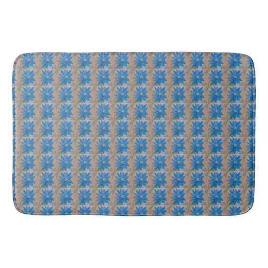 Blauwe ventilator badmat (Voorkant)