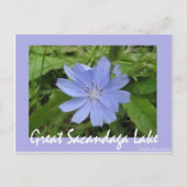 Blauwe ventilator briefkaart (Voorkant)