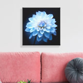 Blauwe ventilator canvas afdruk (Insitu (Woonkamer))