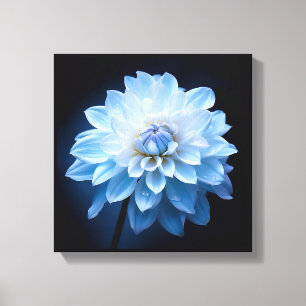 Blauwe ventilator canvas afdruk
