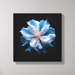 Blauwe ventilator canvas afdruk