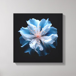 Blauwe ventilator canvas afdruk