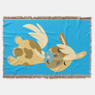 Blauwe ventilator en Cartoon Pony Deken