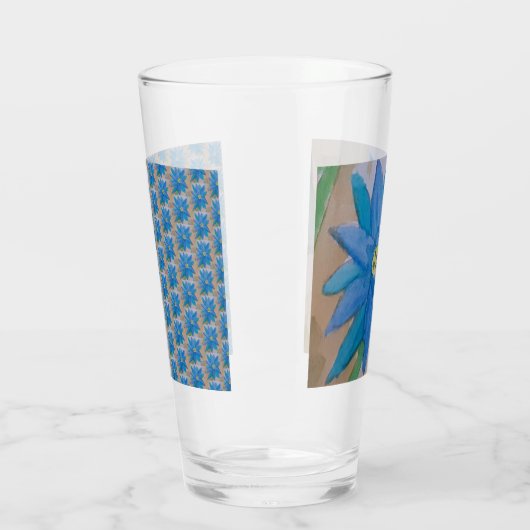 Blauwe ventilator glas (Links)