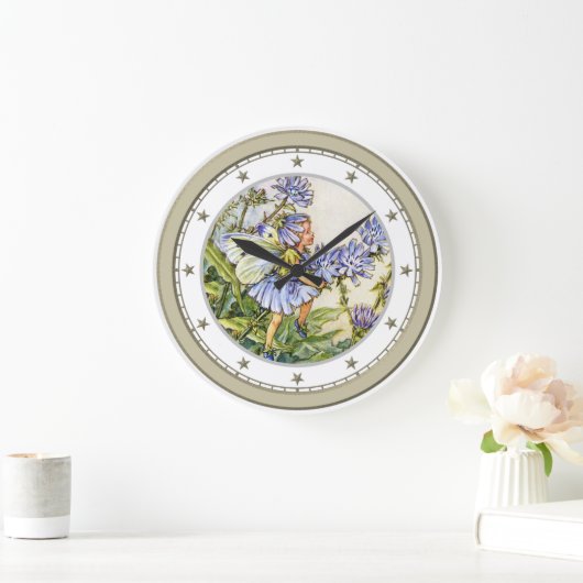 Blauwe ventilator grote klok (Huis)