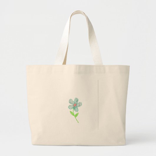 Blauwe ventilator grote tote bag (Voorkant)