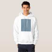 Blauwe ventilator hoodie (Voorkant volledig)