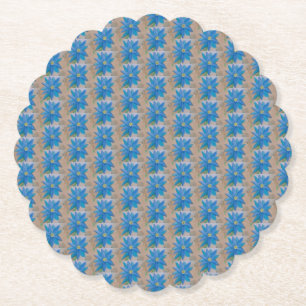 Blauwe ventilator kartonnen onderzetters