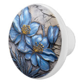 Blauwe ventilator keramische knop (Rechts)