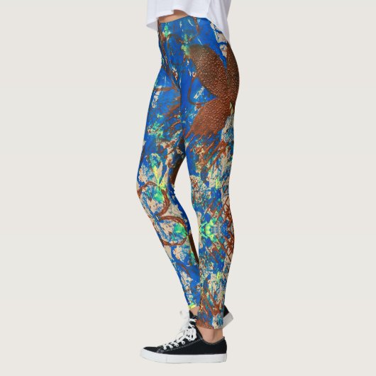 Blauwe ventilator leggings (Links)