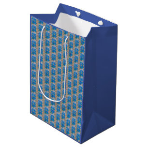 Blauwe ventilator medium cadeauzakje