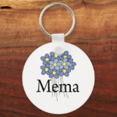  blauwe ventilator meMa T-shirt Sleutelhanger (Voorkant)