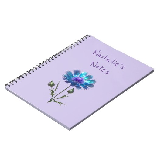 blauwe ventilator notitieboek (Linkerzijde)