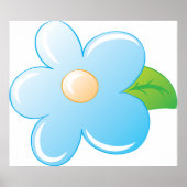 Blauwe ventilator poster (Voorkant)