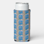Blauwe ventilator seltzer blikjeskoeler (Seltzer Voorkant)
