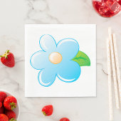 Blauwe ventilator servet