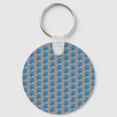Blauwe ventilator sleutelhanger (Voorkant)