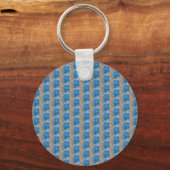Blauwe ventilator sleutelhanger (Voorkant)