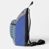 Blauwe ventilator sling bag (Rechts)