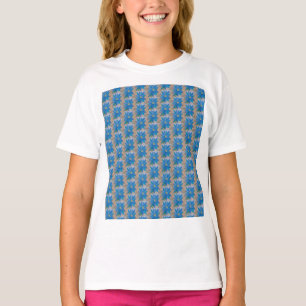 Blauwe ventilator t-shirt