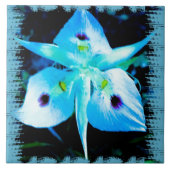 Blauwe ventilator tegeltje (Voorkant)