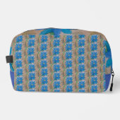 Blauwe ventilator toilettasje (Voorkant)
