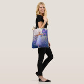 Blauwe ventilator tote bag (Op model)