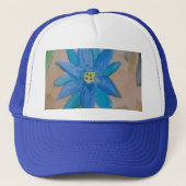 Blauwe ventilator trucker pet (Voorkant)