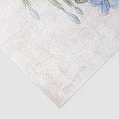 Blauwe ventilator vlinder gekleurd ontkoppeld tissuepapier (Detail)