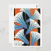 Blauwe ventilatordeo briefkaart (Voorkant / Achterkant)