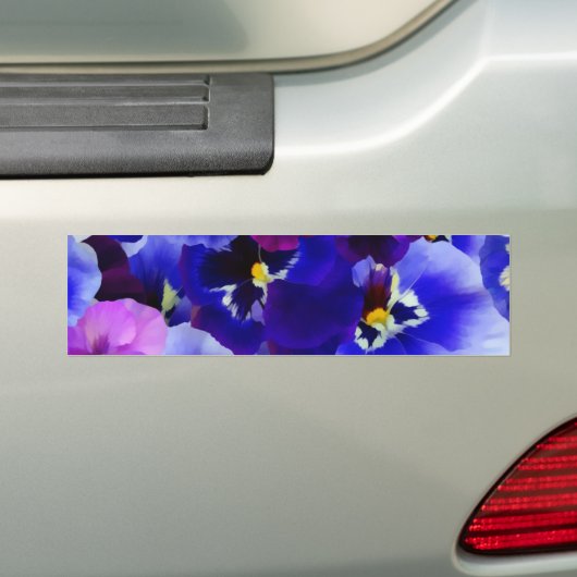 Blauwe ventilatorregeling bumpersticker (Op auto)