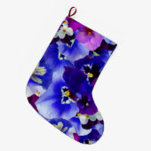 Blauwe ventilatorregeling grote kerstsok (Voorkant (Hangend))