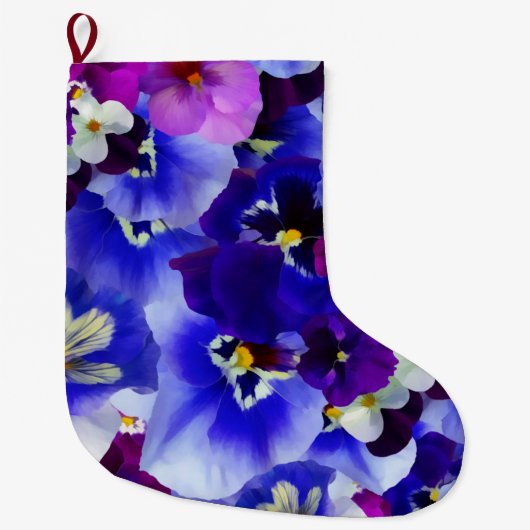 Blauwe ventilatorregeling grote kerstsok (Voorkant)