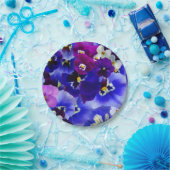 Blauwe ventilatorregeling papieren bordje (Feest)