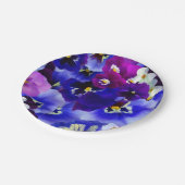 Blauwe ventilatorregeling papieren bordje (Gekanteld)