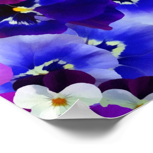 Blauwe ventilatorregeling poster (Hoek)