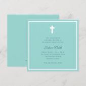 Blauwe verbijstering kaart (Voorkant / Achterkant)