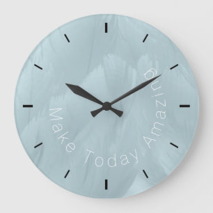 Blauwe veren maken vandaag geweldig grote klok