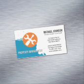 Blauwe verf | Carpinghandgereedschap Magnetisch Visitekaartje (Voorbeeld)